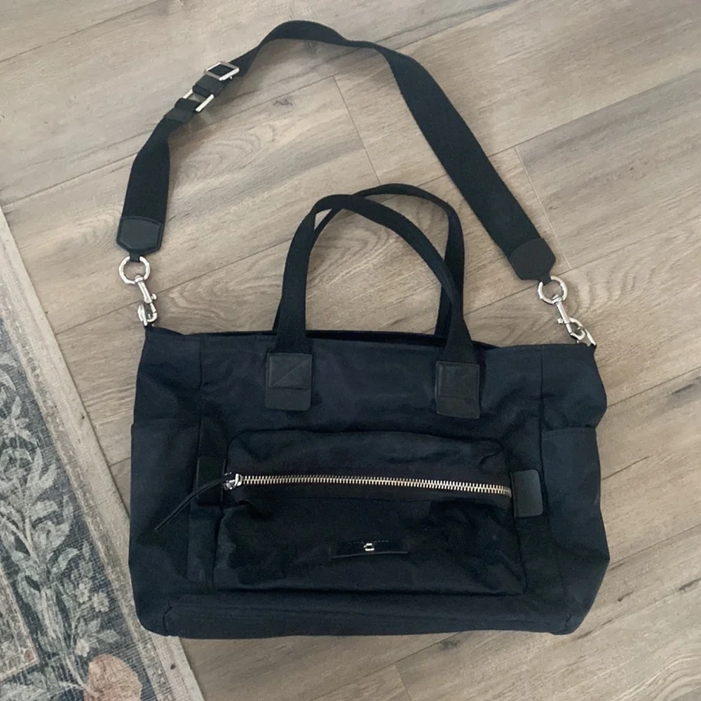 Marc Jacobs Nylon Biker Diaper Bag in Black